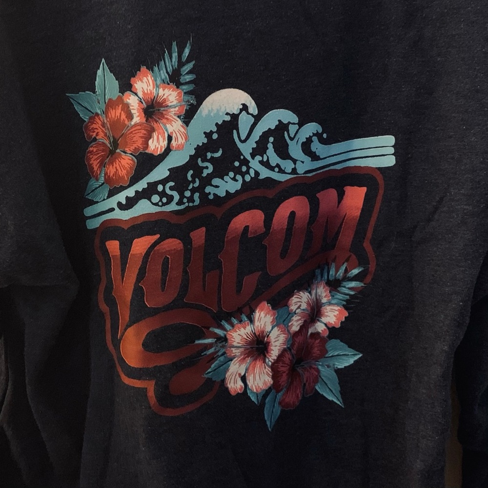 Volcom Graphic Cropped Hoodie